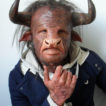 Minotaur prosthetic makeup