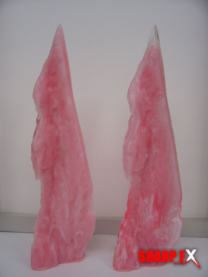 Film Props - Pink Crystals from the feature film Prey.