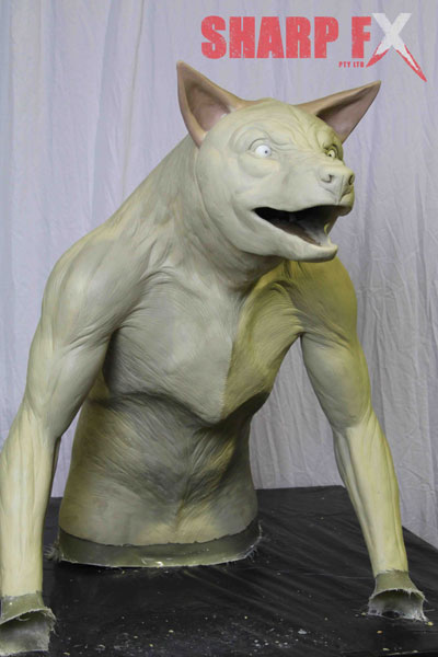 Werewolf-Finished-sculpture