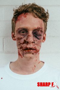 Beaten-Face-Prosthetic-Make