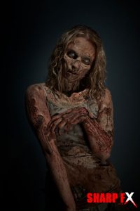 zombie prosthetic makeup FX