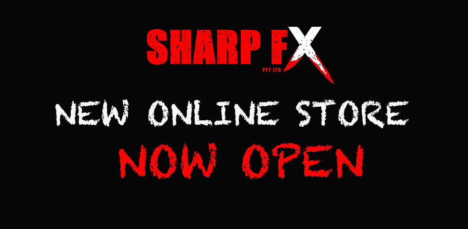 SHARP FX Launches New Online Store for Silicone Masks & Prosthetics!